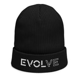 EVOLVE Organic ribbed beanie