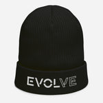 EVOLVE Organic ribbed beanie