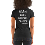 Ladies' Fran CrossFit Workout Fitted T-Shirt