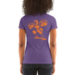 Ladies' Purple Squat T Shirt