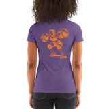 Ladies' Purple Squat T Shirt