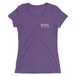 Ladies Retro Purple Squat T Shirt