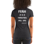 Ladies' Fran CrossFit Workout Fitted T-Shirt